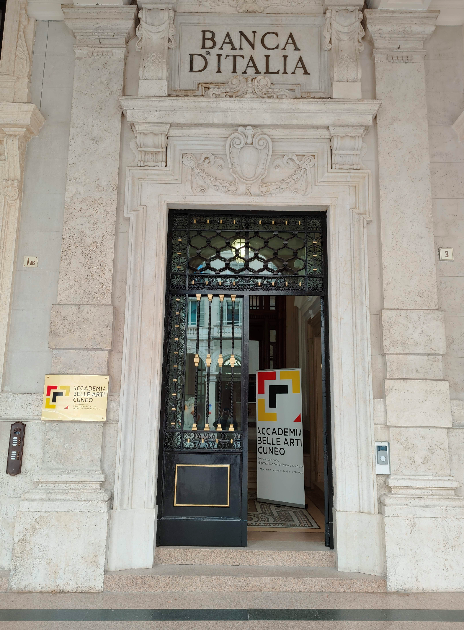 Accademia di Belle Arti di Cuneo Entrance