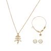 Picture of A²OTP Women's Festive Christmas Accent Jewelry Set (Necklace + Earrings + Bracelet) – Sparkling Holiday Chic – Perfect Gift
