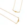 Picture of A²OTP Women's Crystal-Embellished Linear X Jewelry Set (Necklace + Bracelet) – Sleek Minimalist Luxury – Perfect Gift