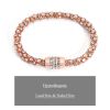 Picture of A²OTP Women's Rose Gold Full Diamond Bracelet - Sparkling Jewelry - Stylish and Versatile Accessory - Ideal Gift