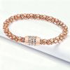 Picture of A²OTP Women's Rose Gold Full Diamond Bracelet - Sparkling Jewelry - Stylish and Versatile Accessory - Ideal Gift